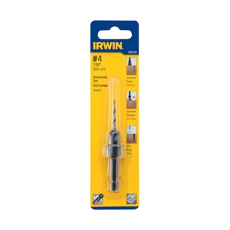 Irwin Irwin 7/64 in. D Steel Wood Countersink 1 pc 1882630